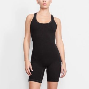 SKIMS sold out outdoor mid-thigh bodysuit
